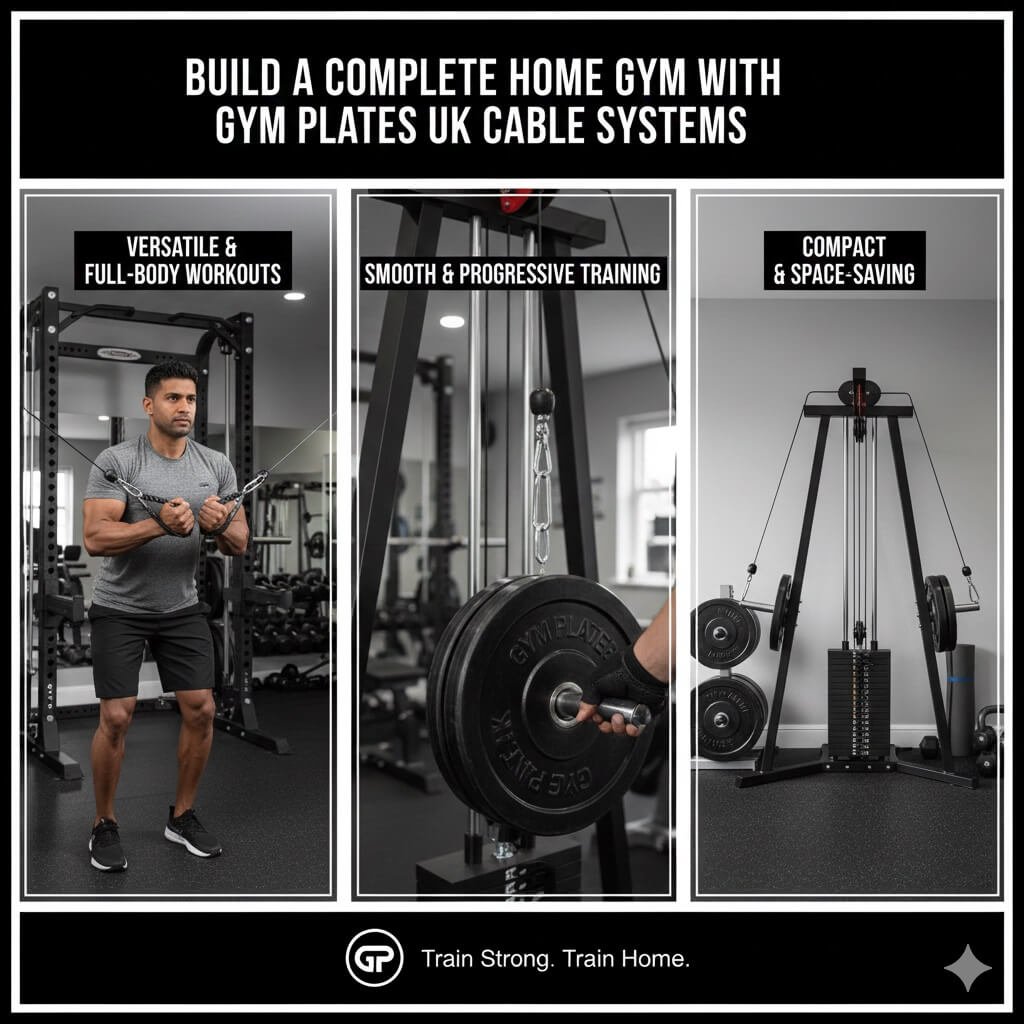 Build a Complete Home Gym With Gym Plates UK Cable Systems